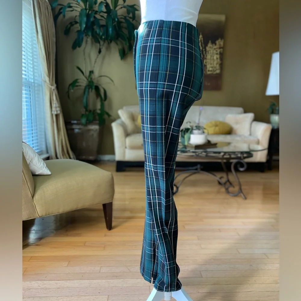 Ann Taylor Petite High Waist Audrey Pant in Plaid, Size OP, MSRP $109 - Picture 6 of 16